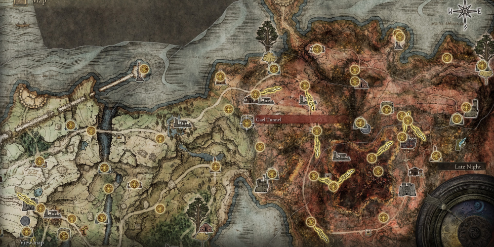 Caelid East Location map